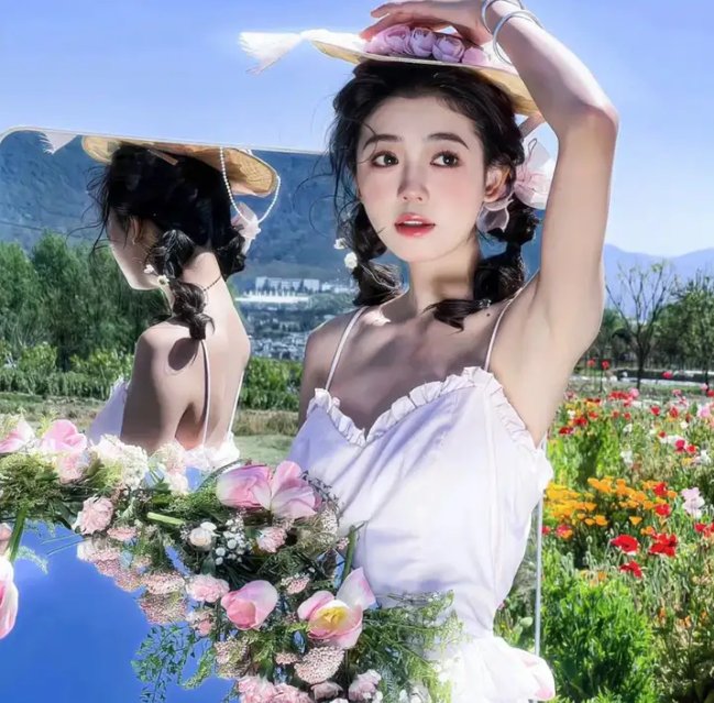 腰间持枪